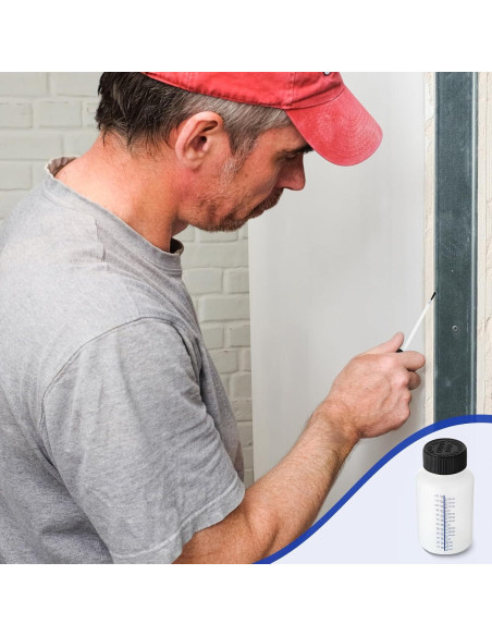 Honeydak 30 Botellas Vacías 150ml con Pincel y Tapas Seguras