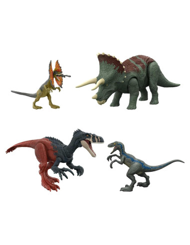 Juego de Inicio Jurassic World Dominion Mattel 4 Figuras 9.5 cm