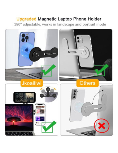 Soporte Magnético Ajustable Jkoailiwi para Laptop y Teléfono