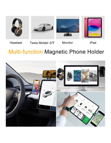 Soporte Magnético Ajustable Jkoailiwi para Laptop y Teléfono