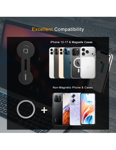 Soporte Magnético Ajustable Jkoailiwi para Laptop y Teléfono