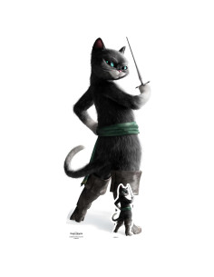 Recorte de Cartón Gato Patitas Suaves Star Cutouts 88.9x40.9cm