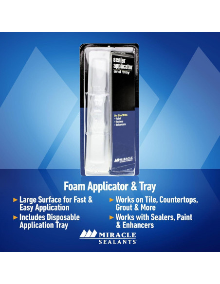 Aplicador y Bandeja Desechable Miracle Sealants - Paquete de 2