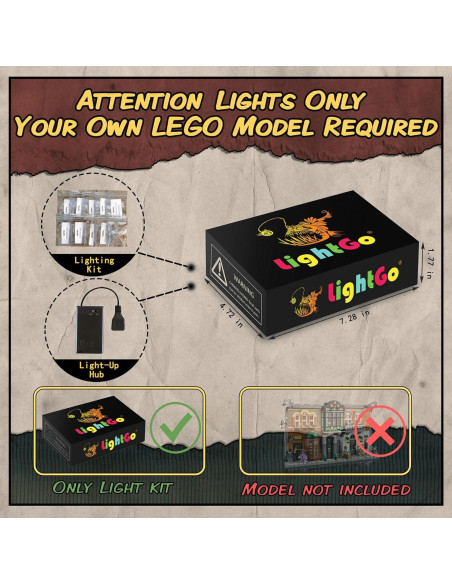 Kit de Iluminación LED LightGo para Lego 10351 - Versión Clásica
