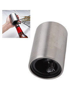 Abrebotellas Automático de Cerveza Acero Inoxidable 8x5cm 2