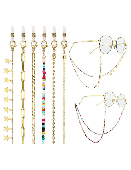 Cadena de Cubrebocas 10PCS PHALIN, Soporte para Gafas y Más