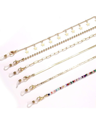 Cadena de Cubrebocas 10PCS PHALIN, Soporte para Gafas y Más