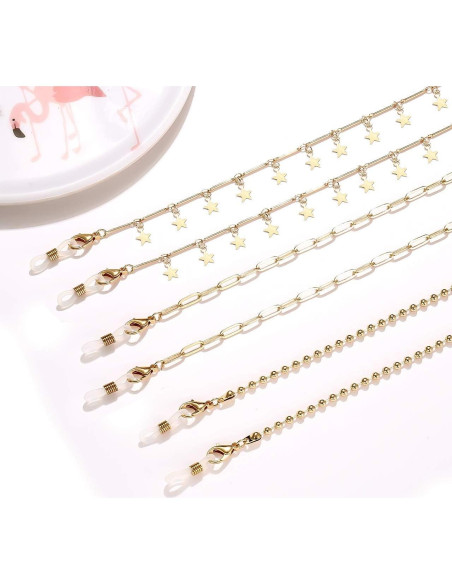 Cadena de Cubrebocas 10PCS PHALIN, Soporte para Gafas y Más