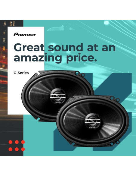 Altavoz Coaxial Pioneer TS-G6820S 6" x 8" 2 Vías 250W