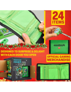 Calendario de Adviento Minecraft 2025 para Niños - 24 Sorpresas 2