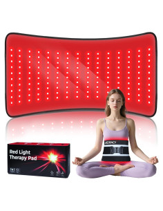 Almohadilla de terapia de luz roja ADRACY 61x30.5cm 660nm 850nm