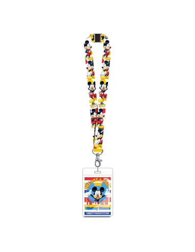 Lanyard Disney Mickey Mouse 7.62 cm Multicolor 85926