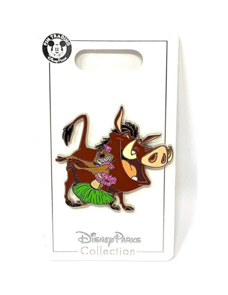 Pin de Disney El Rey León Pumbaa y Timon Hula