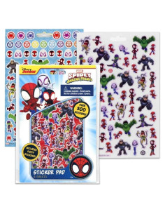 Almohadilla de Stickers Disney Junior Marvel Spidey 300 Piezas