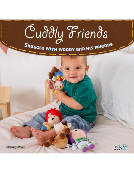 Juego de Peluches Toy Story 4 Piezas Kids Preferred Woody Buzz Jessie Bullseye