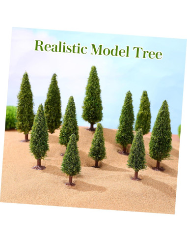 15 Árboles Miniatura Cedro SEWACC para Dioramas y Paisajes