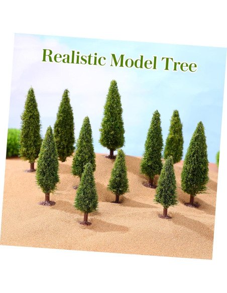 15 Árboles Miniatura Cedro SEWACC para Dioramas y Paisajes