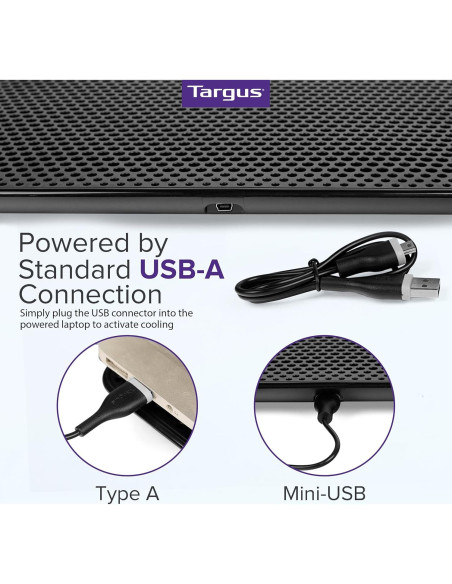 Almohadilla de Enfriamiento Targus para Laptop 16" USB