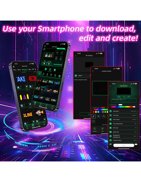 Gelrova Luz LED Ojos Diabólicos Doble Panel 35.56cm USB Control Remoto