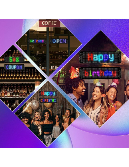 Gelrova Luz LED Ojos Diabólicos Doble Panel 35.56cm USB Control Remoto