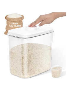 Contenedor de Almacenamiento Hermético LEAWALK 5.6L Blanco