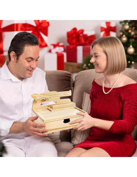 Estación de Acoplamiento de Madera Yopay para Teléfonos y Accesorios