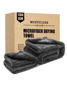 Paquete de 2 Toallas de Microfibra Mysticline 1300 GSM Extra Grande