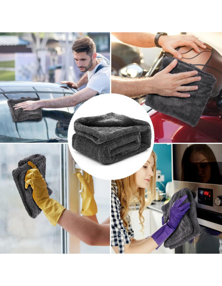 Paquete de 2 Toallas de Microfibra Mysticline 1300 GSM Extra Grande