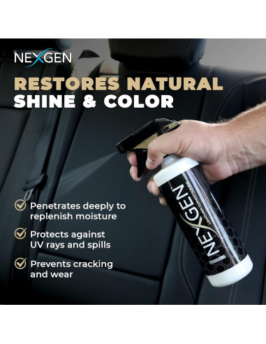 Acondicionador de Cuero Nexgen 0.45L Multiusos para Autos
