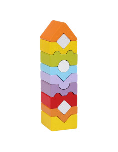 Torre de Construcción de Madera Cubika LD-11 - 12 Piezas