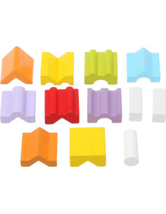 Torre de Construcción de Madera Cubika LD-11 - 12 Piezas 2