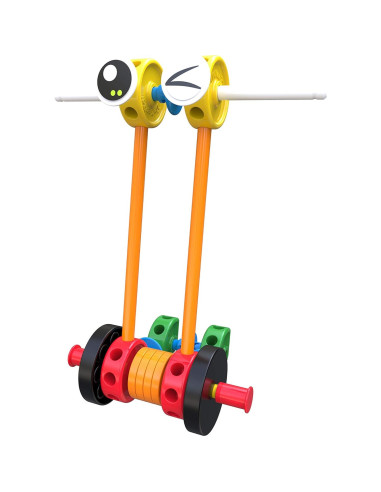 TINKERTOY Set de Construcción en Movimiento - 65 Piezas - Juguete Creativo