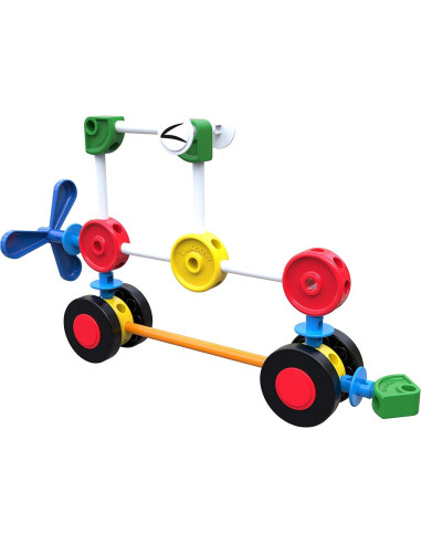 TINKERTOY Set de Construcción en Movimiento - 65 Piezas - Juguete Creativo