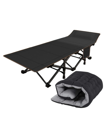 Cama Plegable ABORON K16ZDC 190.5x68.6cm 500lb Resistente