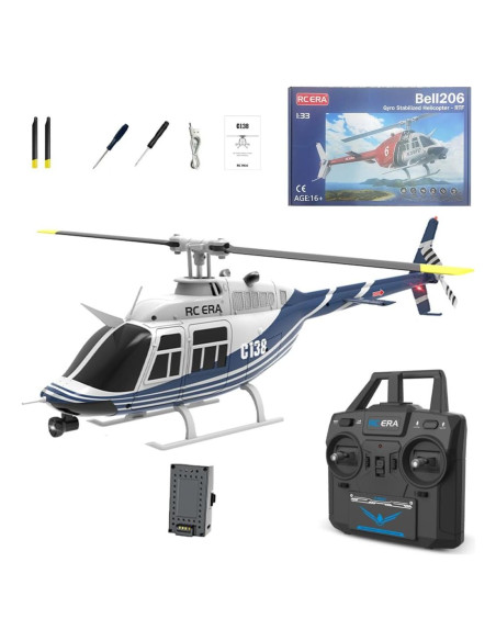Helicóptero RC C138 OYDL 6CH con Giroscopio y Acrobacias