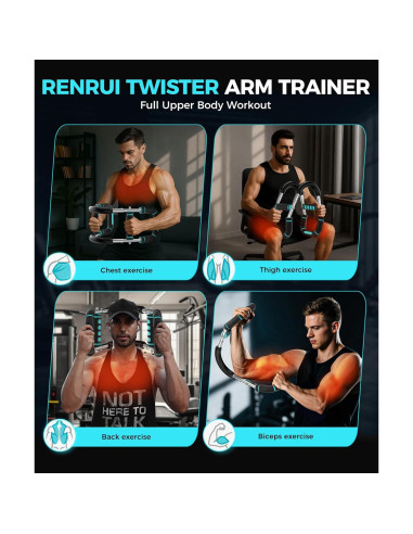 Entrenador de Brazos Twister RENRUI BLQ-01-B 5 Niveles 18-59 kg