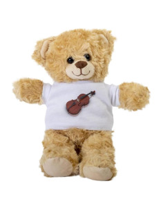 Oso de Peluche SpreadPassion 25.4 cm con Camiseta Blanca