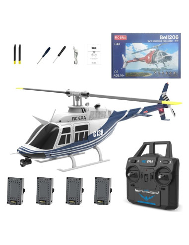 C138 Helicóptero RC OYDL 6CH con Giroscopio y Acrobacias