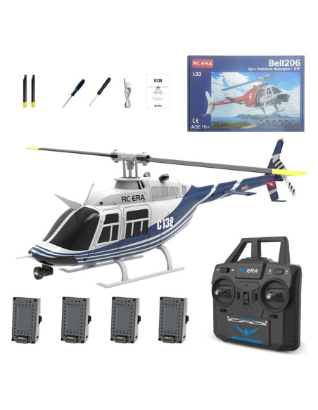 C138 Helicóptero RC OYDL 6CH con Giroscopio y Acrobacias