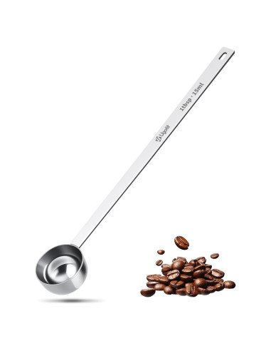 Cuchara Medidora de Acero Inoxidable Ugotit 15ml Mango Largo
