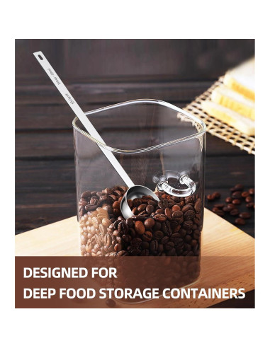 Cuchara Medidora de Acero Inoxidable Ugotit 15ml Mango Largo