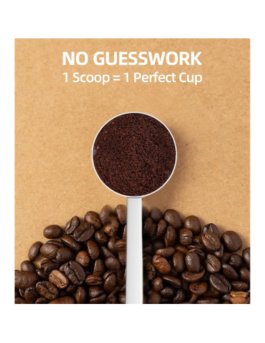 Cuchara Medidora de Acero Inoxidable Ugotit 15ml Mango Largo