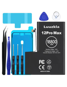 Batería de Reemplazo 18800mAh Luuzkla para iPhone 12 Pro Max