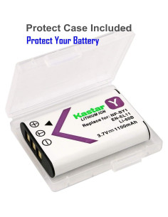 Batería de Litio-Ion Kastar para Cámara Olympus, Pentax, Ricoh 2