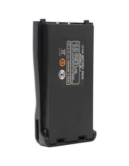 Baterías Recargables Li-ion 1500 mAh para Walkie Talkies Baofeng