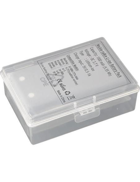 Baterías Recargables Li-ion 1500 mAh para Walkie Talkies Baofeng