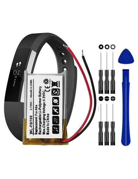 Batería de Reemplazo FB406 Timsenkoo para Fitbit Alta 36mAh