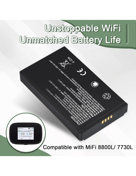 Batería de Reemplazo MiFi 8800L Inseego 3.8V 4400mAh