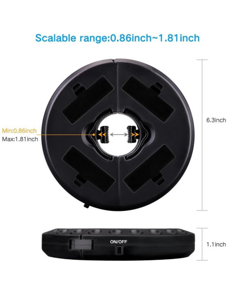 Luz de Paraguas LED OYOCO 28 Luces 3 Modos Brillo 200 Lúmenes