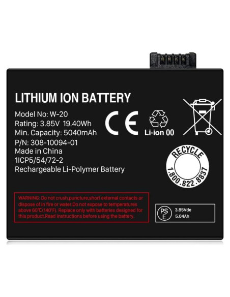Batería de Reemplazo SHENMZ W-20 5040mAh para NETGEAR Nighthawk 5G